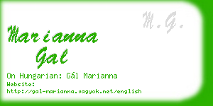 marianna gal business card